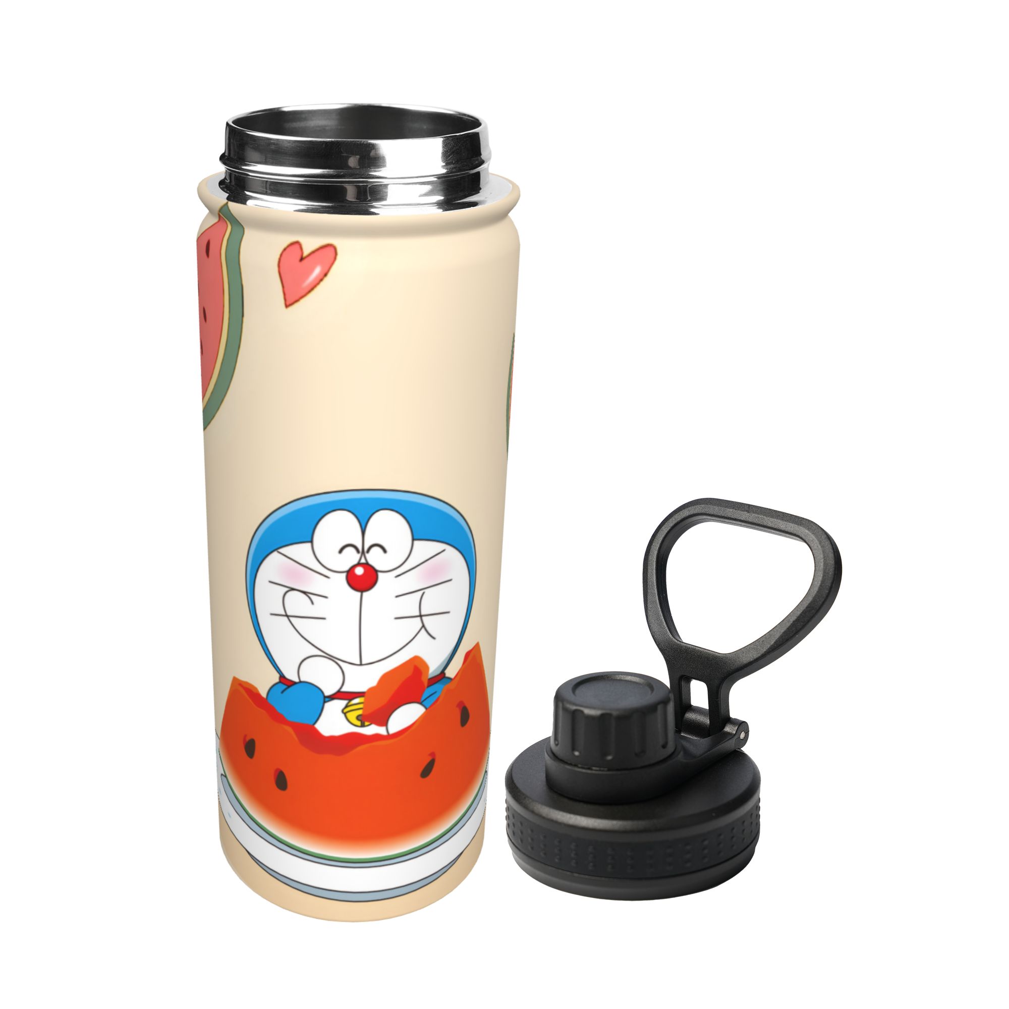 Double Wall Mug - Çizgi Film Temalı Doraemon 18OZ Spor