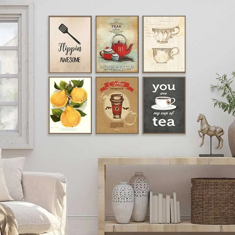 Coffee Tea Hot - Vintage Sıcak Kahve Çay Saati Yiyecekleri