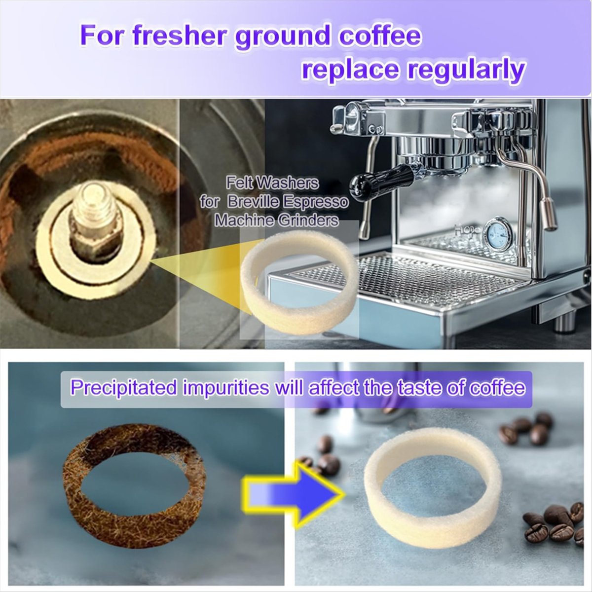 Breville Espresso Bes870 - (A64E) Breville Espresso Makinesi Öğütücüler için