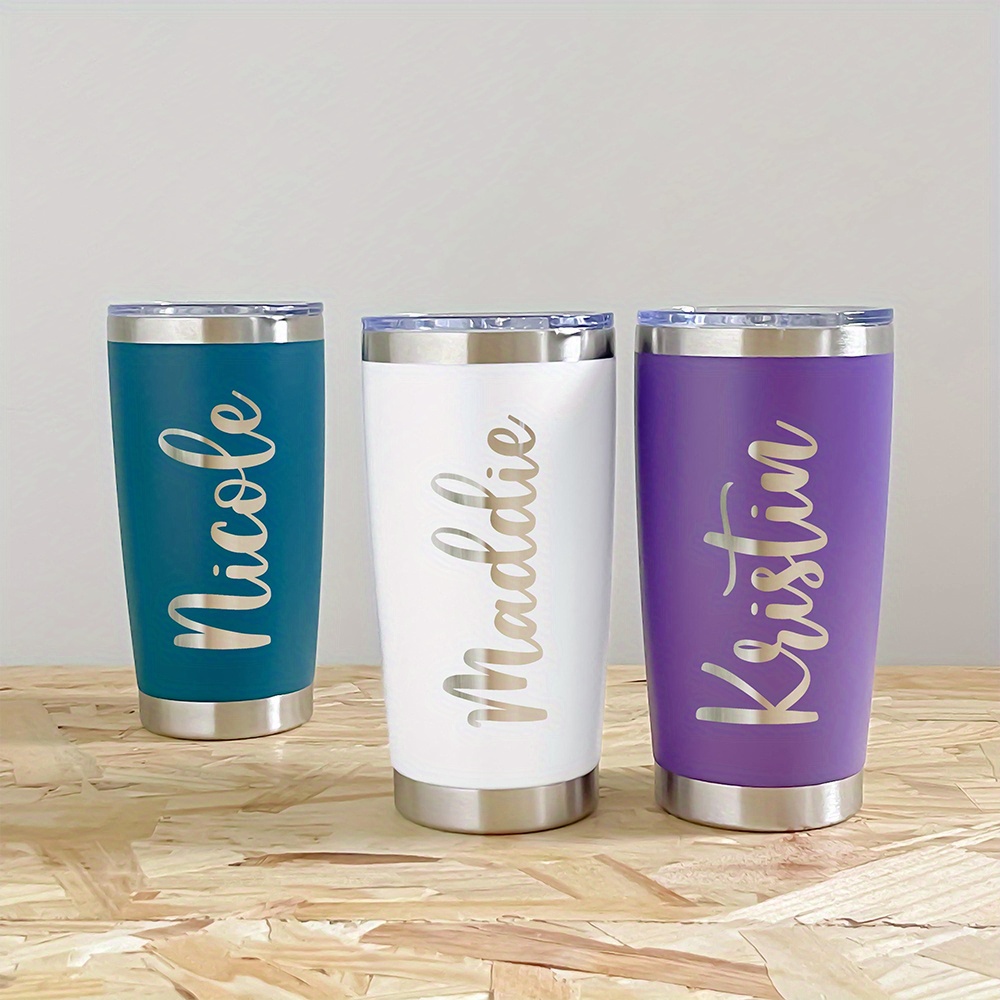 Coffee Tea Warmer - Kişiye Özel İsimli 20oz Paslanmaz Çelik