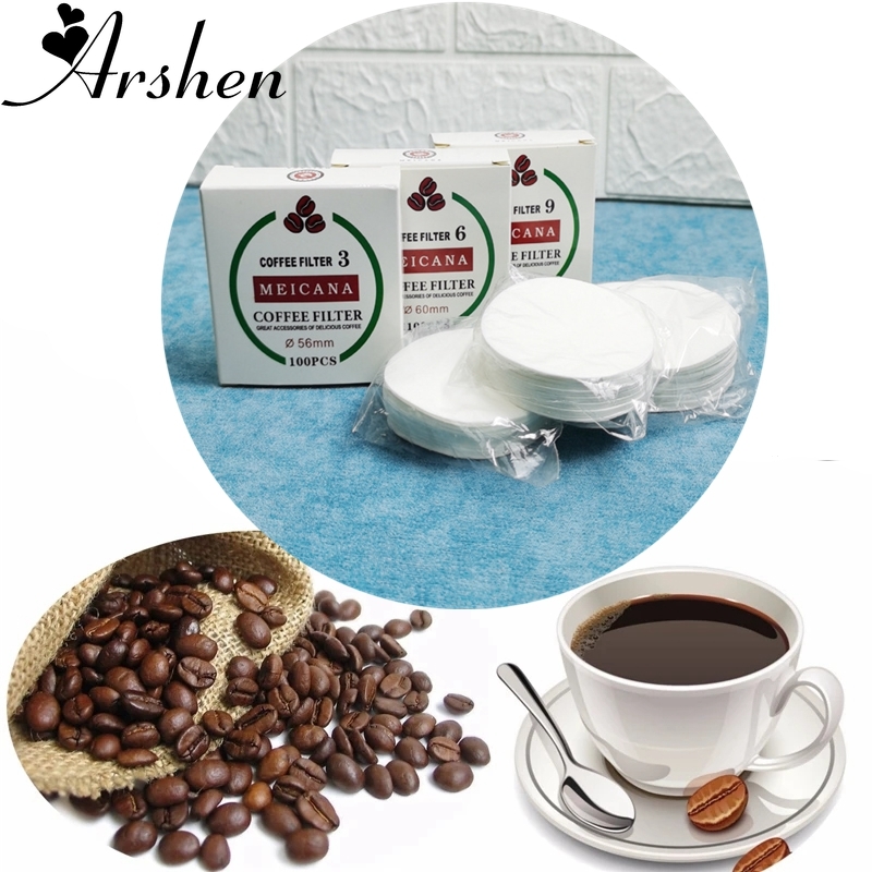 Coffee Tea Replacement - 100 adet/paket 3 boyutları 56/60/68mm kahve