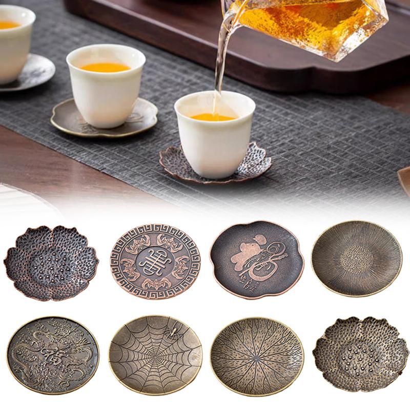 Coffee Tea Uses - Alaşımlı Bardak Altlıkları Retro Zen Kung