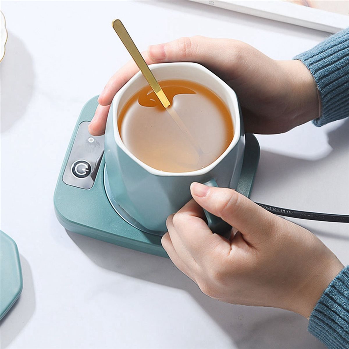 Water Tea And Coffee - [Promosyonlar] Kupa Isıtıcı Kahve Kupası Sıcak