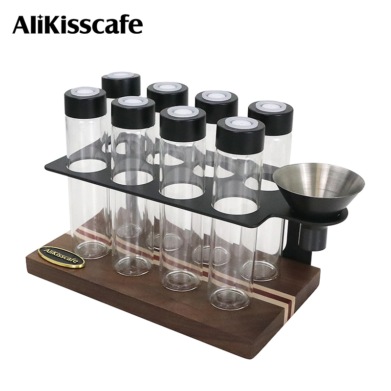 Coffee Tea Display - Alikisscafe Kahve Çekirdekleri Depolama Tüp Konteyner