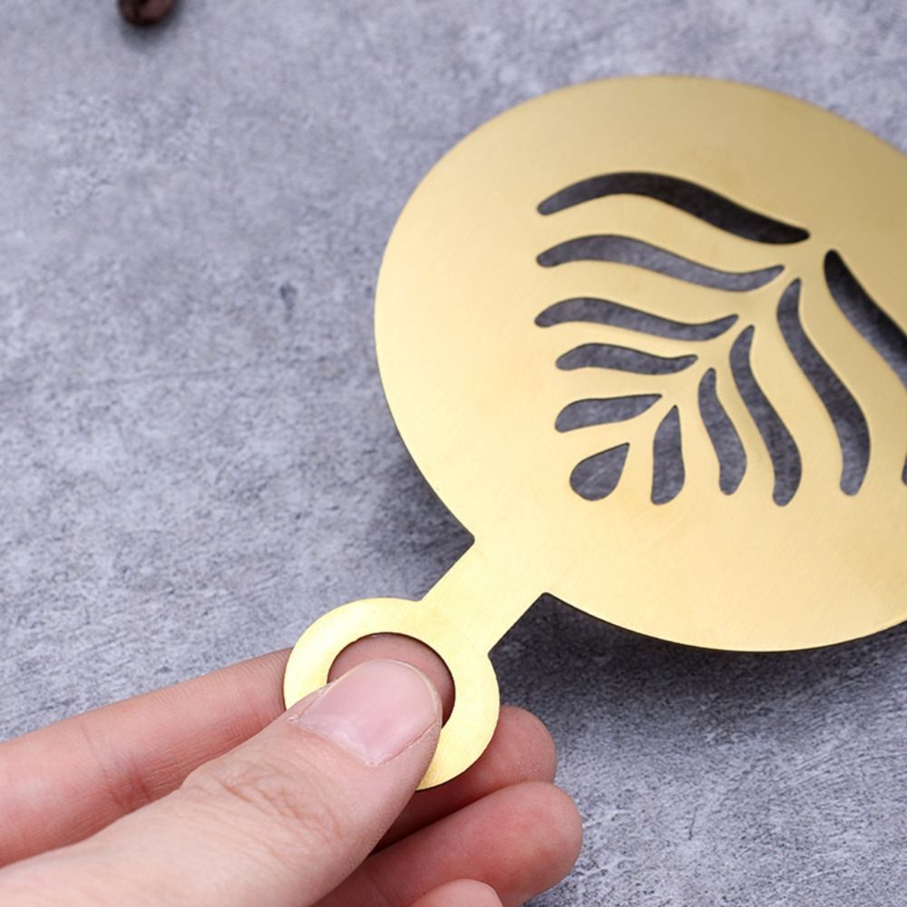4 adet Paslanmaz Çelik Latte K - Coffee Stencil Art incelemesi ve fiyatı