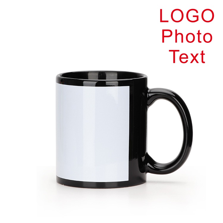 Siyah Fincan DIY LOGO Seramik  - Coffee Tea Picture incelemesi ve fiyatı