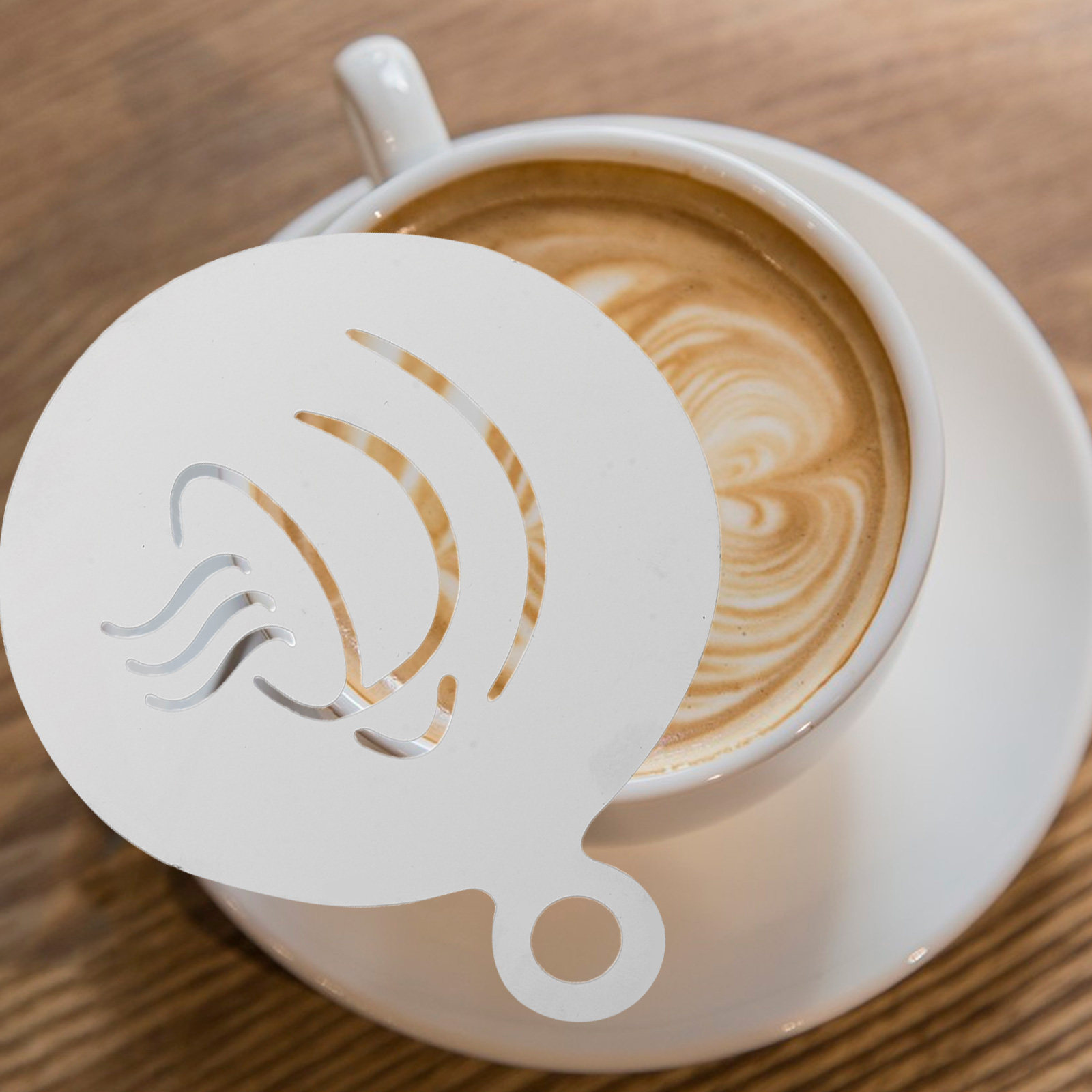 4 Adet Kahve Süsleme Şablonu,  - Coffee Stencil Art incelemesi ve fiyatı