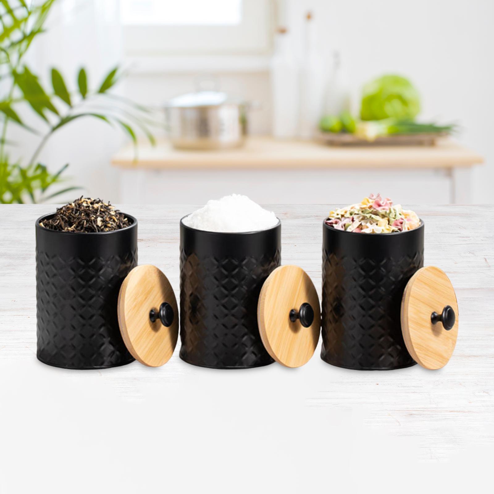 3x Çay Kahve Şeker Kabı Seti M - Coffee Tea Canister Set incelemesi ve fiyatı