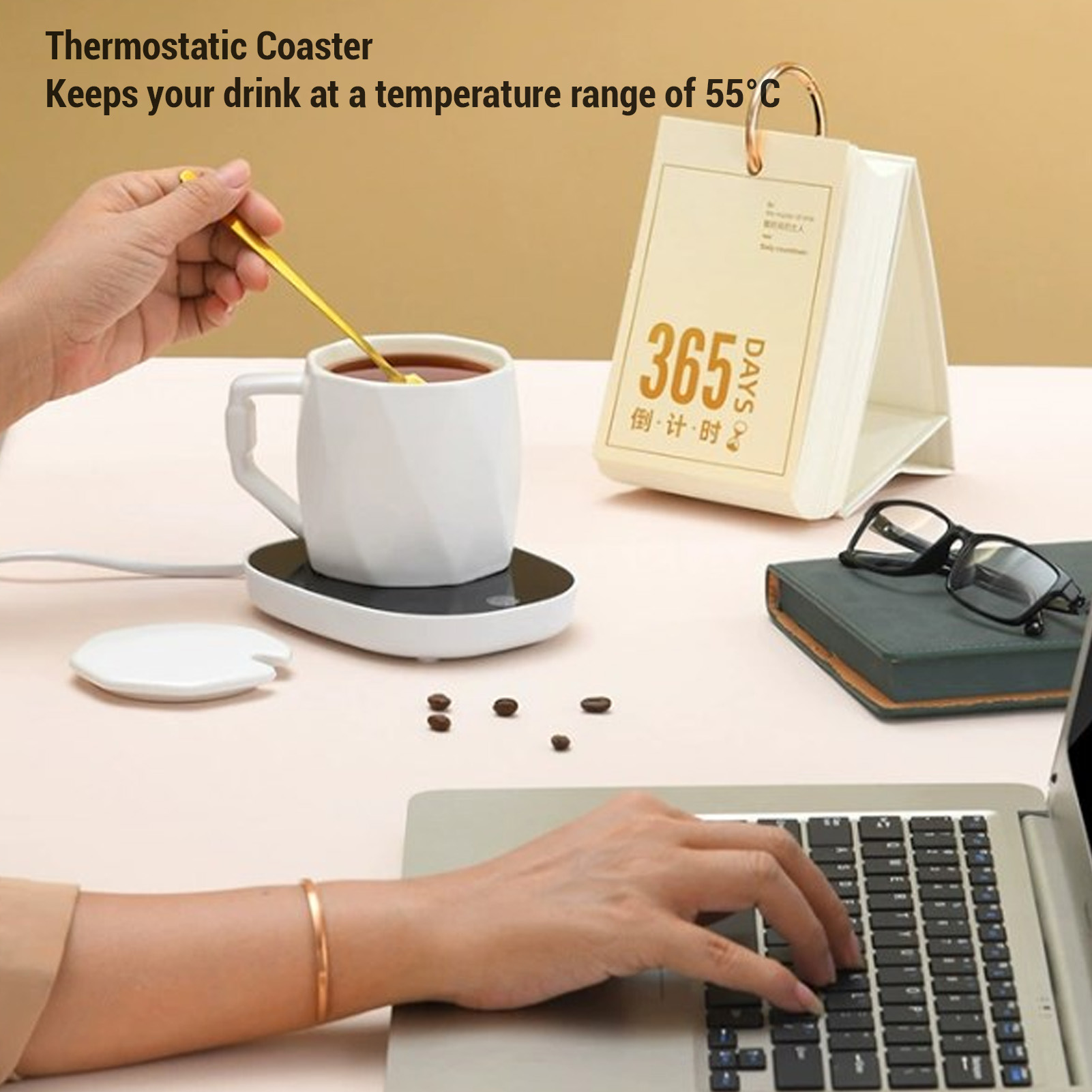 Kupa Isıtıcı 16W Düşük Güç 55  - Coffee Tea Warmer incelemesi ve fiyatı