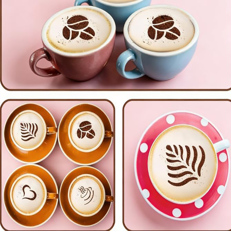 4 Parça Paslanmaz Çelik Kahve  - Coffee Stencil Art incelemesi ve fiyatı