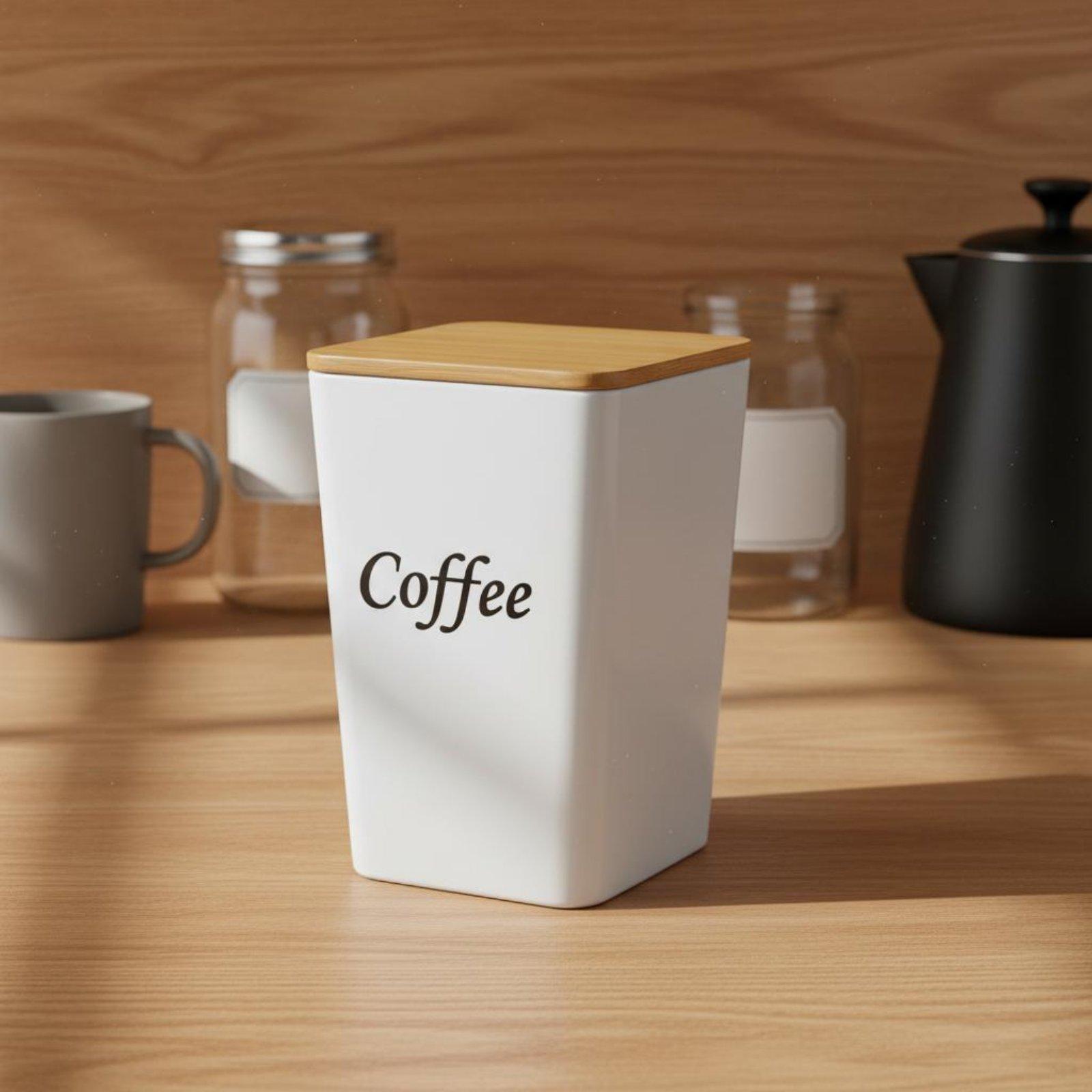 Kahve, Çay ve Şeker için Bambu - Coffee Tea Canister Set incelemesi ve fiyatı