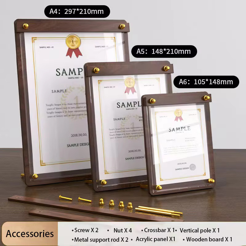 Özel A4/A5 Akrilik Ahşap Desen - Coffee Tea Display incelemesi ve fiyatı