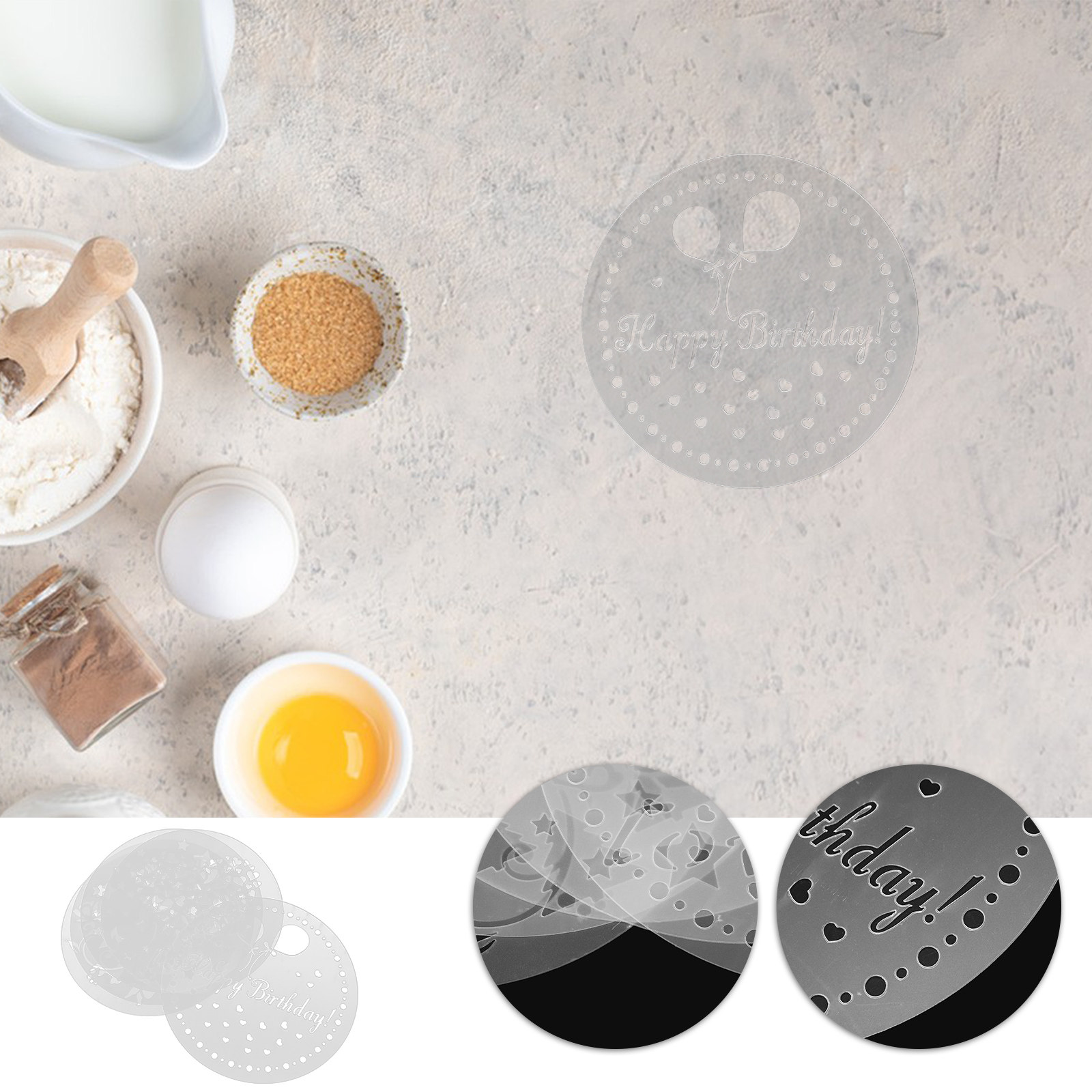 1 Adet Kahve Şablonu Seti, Pla - Coffee Stencil Art incelemesi ve fiyatı