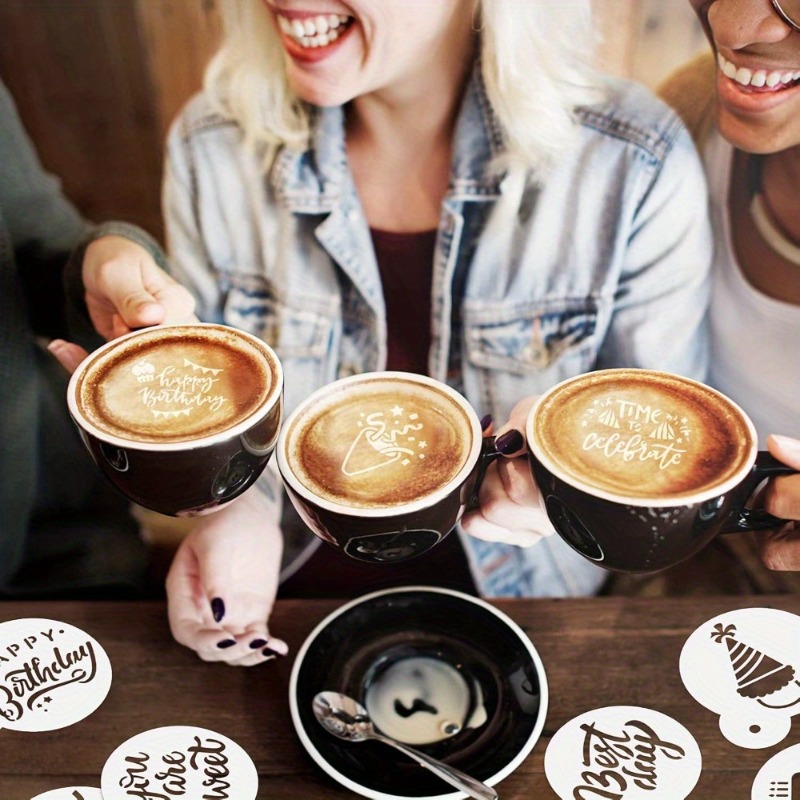 Profesyonel DIY Latte Art Şabl - Coffee Stencil Art incelemesi ve fiyatı