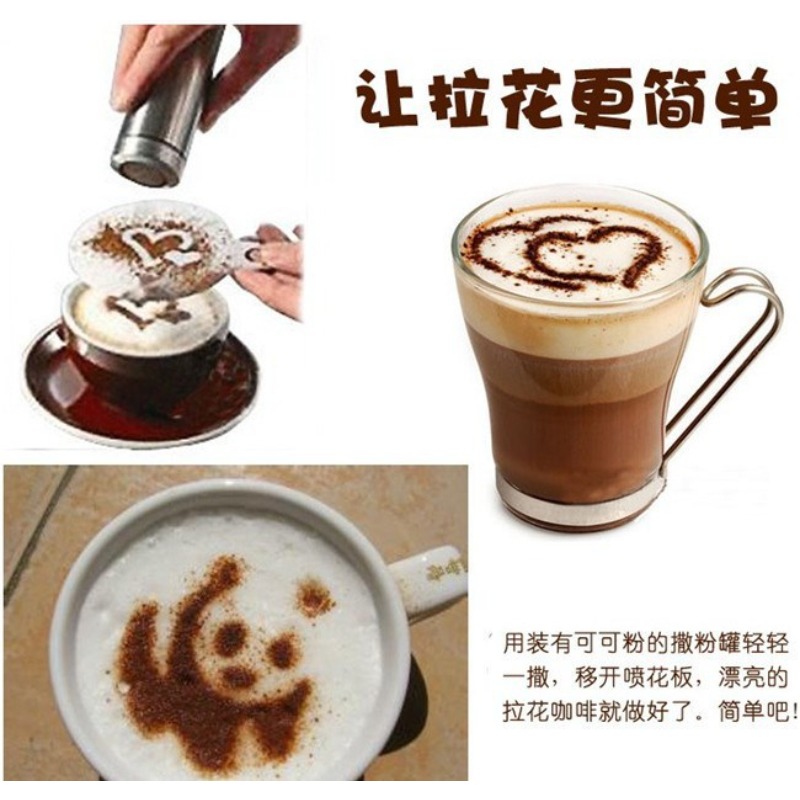 16 Adet Kahve Sanatı Şablonlar - Coffee Stencil Art incelemesi ve fiyatı